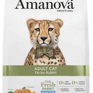 Amanova Cat Adult Divine Rabbit - królik 1,5kg