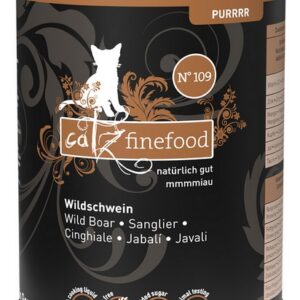 Catz Finefood Purrrr N.109 Dzik puszka 400g