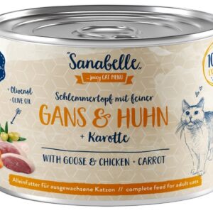 Sanabelle Gęś, kurczak i marchew puszka 180g