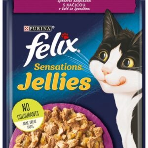 Felix Sensations Kaczka w galaretce ze szpinakiem saszetka 85g