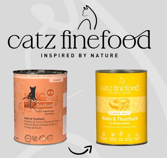 Catz Finefood Classic Kurczak i Tuńczyk (N.25) puszka 400g - Image 3