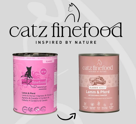 Catz Finefood Classic Jagnięcina i Konina (N.19) puszka 400g - Image 3