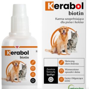 Vetoquinol Biowet Pet Line Kerabol - krople na poprawę sierści 20ml
