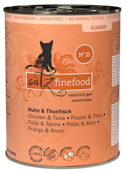 Catz Finefood Classic Kurczak i Tuńczyk (N.25) puszka 400g - Image 4