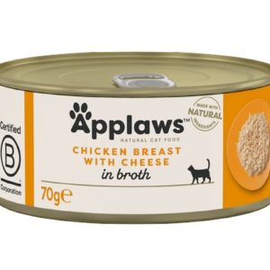Applaws puszka dla kota Kurczak i Ser 70g