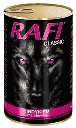 Rafi Pies Classic Indyk i marchewka w sosie 1240g - Image 2