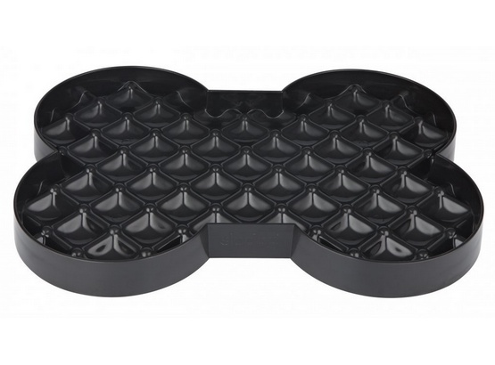 SloDog Slow Feeder Plate Miska spowalniająca duża kość czarna - Image 2
