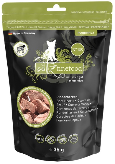 Catz Finefood Pure (Purrrrly N.105) Serca wołowe 35g - Image 4