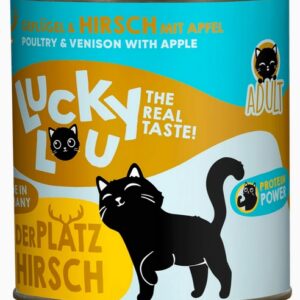 Lucky Lou Lifestage Adult Drób i jeleń puszka 800g