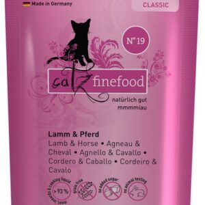 Catz Finefood Classic N.19 Jagnięcina i Konina saszetka 85g