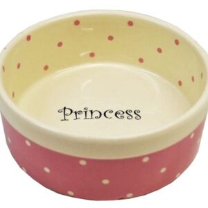 Yarro/Moderna Miska ceramiczna Princess różowa 13x5,5cm [Y2722]
