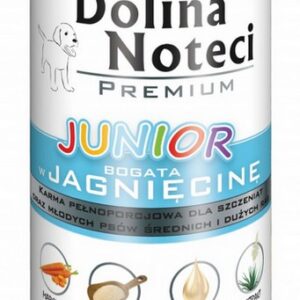 Dolina Noteci Premium Pies Junior Jagnięcina puszka 400g