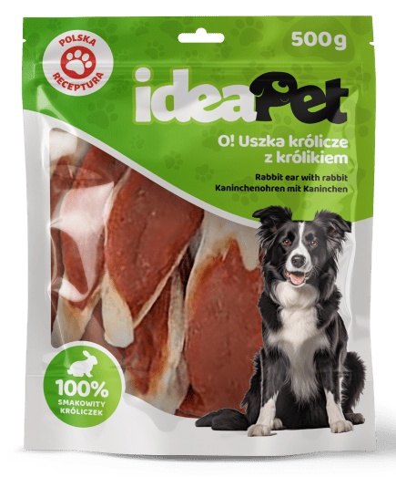 IdeaPet Uszka królicze z królikiem 500g - Image 2
