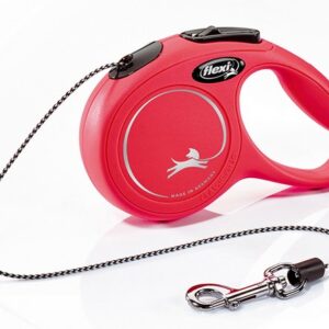 Flexi New Classic Smycz linka XS 3m czerwona [FL-2405]