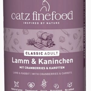 Catz Finefood Classic Jagnięcina i Królik (N.11) puszka 800g