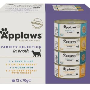 Applaws puszki dla kota Multipack Mixed 12x70g