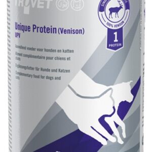 Trovet Unique Protein UPV Dziczyzna dla psa i kota puszka 400g