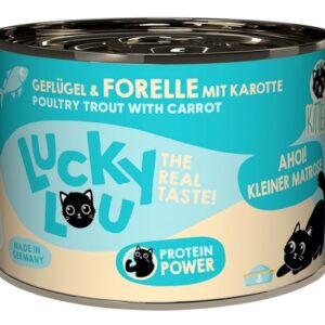 Lucky Lou Lifestage Kitten Drób i pstrąg puszka 200g