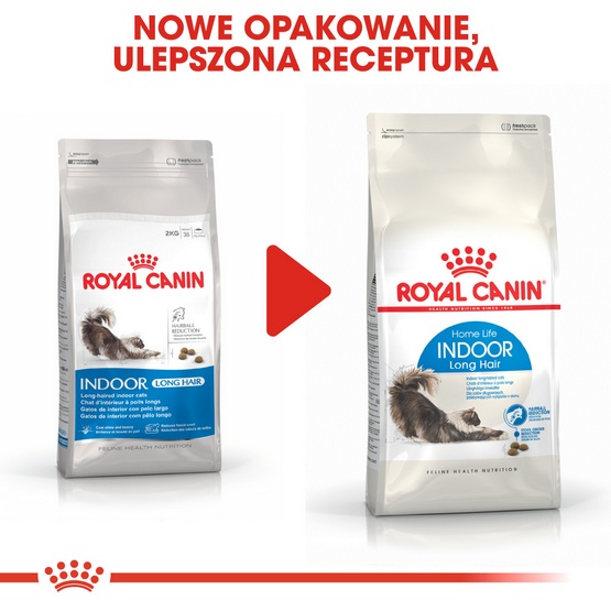 Royal Canin Indoor Long Hair karma sucha dla kotów dorosłych, długowłose, przebywających wyłącznie w domu 2kg - Image 6