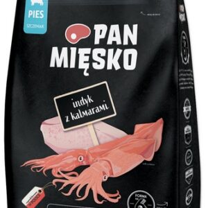 Pan Mięsko Karma sucha dla szczeniąt - indyk i kalmary chrupki M 3kg