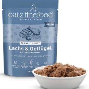 Catz Finefood Classic Łosoś i drób (N.05) saszetka 85g