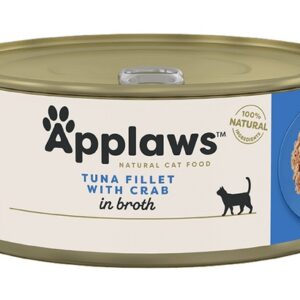 Applaws puszka dla kota Tuńczyk i Kraby 70g