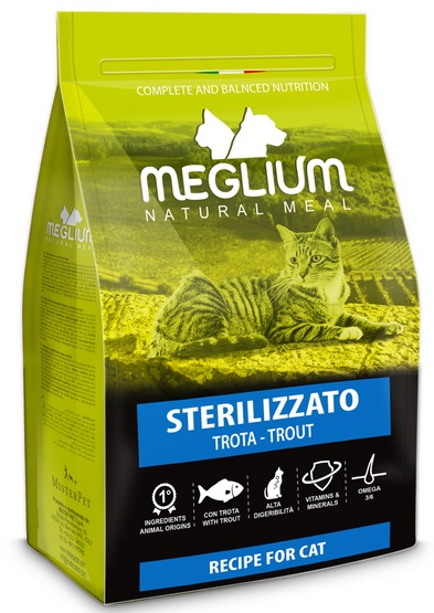 Meglium Cat Adult Neutered Trout 10kg - Image 2