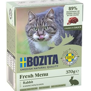 Bozita z Królikiem kawałki w sosie kartonik 370g