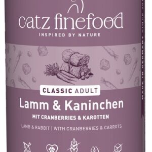 Catz Finefood Classic Jagnięcina i Królik (N.11) puszka 400g