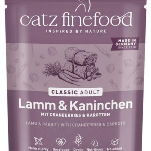 Catz Finefood Classic Jagnięcina i Królik (N.11) saszetka 85g