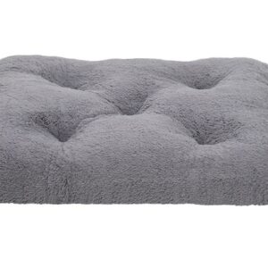 MIMIKO Pets Legowisko Shaggy prostokątne XL 85x65cm szare