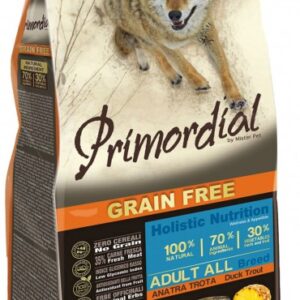 Primordial Dog Grain Free Adult Duck & Trout 2kg