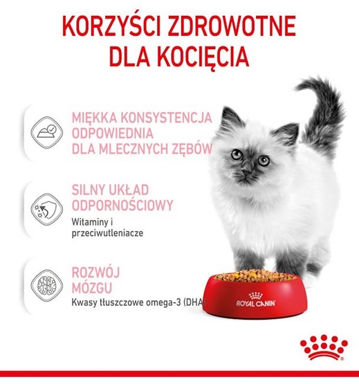 Royal Canin Kitten w galaretce karma mokra dla kociąt do 12 miesiąca życia saszetka 85g - Image 2