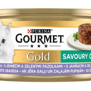 Gourmet Gold Savoury Cake z Jagnięciną i zieloną fasolą 85g