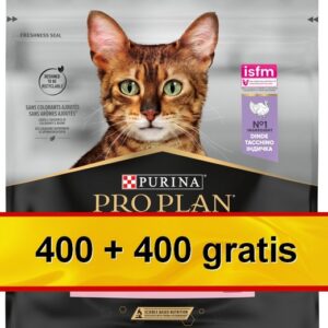 Purina Pro Plan Cat Adult Delicate Digestion z indykiem 800g (400+400g gratis)