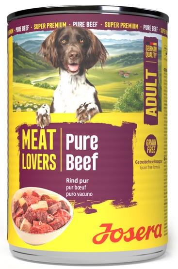 Josera Pies Meat Lovers Pure Wołowina puszka 400g