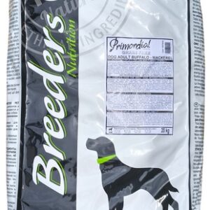 Primordial Breeders Dog Grain Free Adult Buffalo & Mackerel 20kg