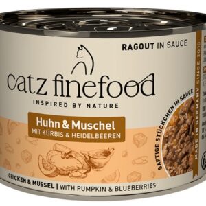 Catz Finefood Ragout in Sauce Kurczak i Omułek (N.613) puszka 190g
