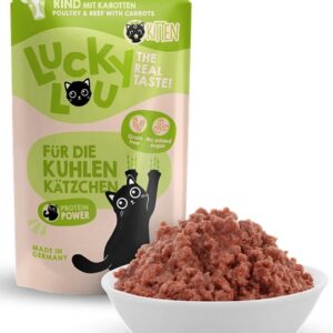 Lucky Lou Lifestage Kitten Drób i wołowina saszetka 125g