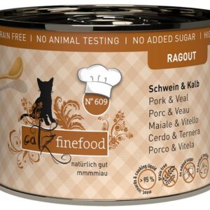 Catz Finefood Ragout N.609 Wieprzowina i Cielęcina puszka 190g