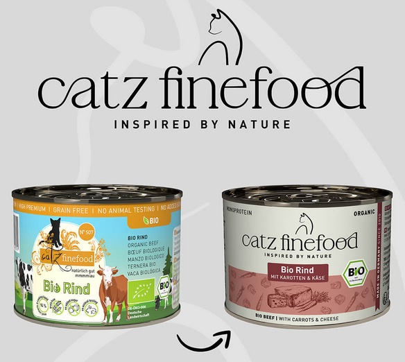 Catz Finefood Organic Bio Wołowina (N.507) puszka 200g - Image 3