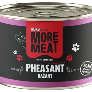 BUBAlicious Kot More Meat Mono bażant puszka 185g