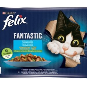 Felix Fantastic Rybne Smaki z warzywami w galaretce saszetka 4x85g