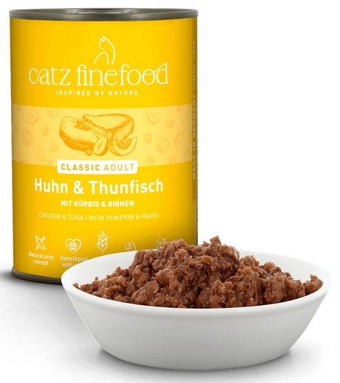 Catz Finefood Classic Kurczak i Tuńczyk (N.25) puszka 400g - Image 2