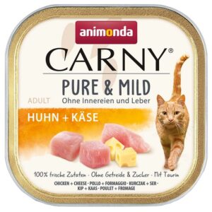 Animonda Carny Pure & Mild Kurczak + Ser tacka 100g