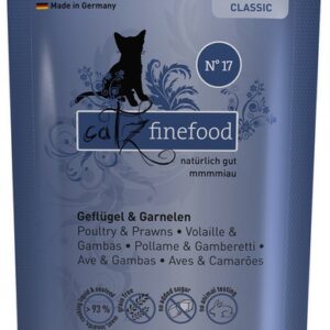 Catz Finefood Classic N.17 Drób i Krewetki saszetka 85g