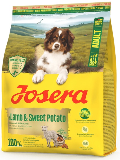 Josera Pies Adult Lamb & Sweet Potato 900g