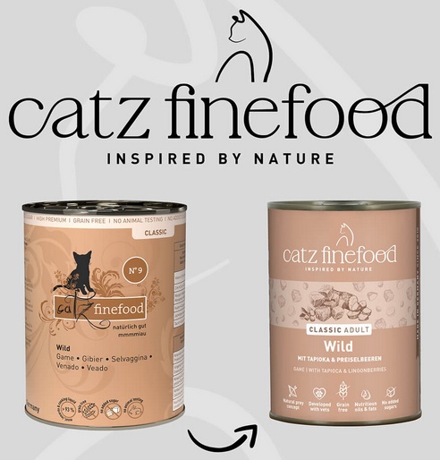 Catz Finefood Classic Dziczyzna (N.09) puszka 400g - Image 3