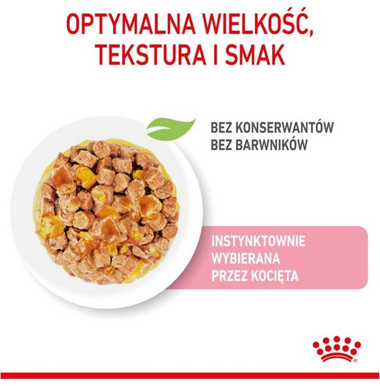 Royal Canin Kitten w galaretce karma mokra dla kociąt do 12 miesiąca życia saszetka 85g - Image 3