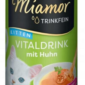Miamor Vitaldrink Kitten z kurczakiem puszka 135g
